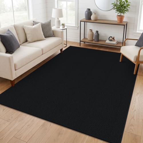 Lansny 5x7 ft Boho Washable Area Rug Entryway Mat Non Slip Kitchen Runner