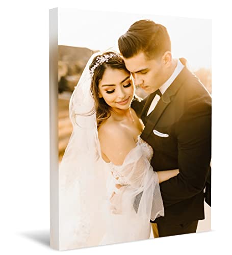 TNMGD Create Personalized Wall Art with Your Photo on Canvas - Custom Canvas Prints for Family - Personalized Canvas Pictures for Wall to Print Framed (8" X 10")