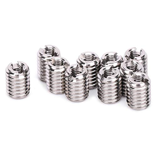 Porca Redutora de Rosca de Metal, Fios Inserções de Ferramenta de Reparo Reduzindo Porca 10pcs Ferra