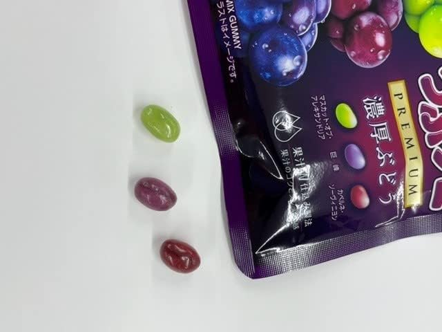 春日井製菓 つぶグミPREMIUM濃厚ぶどう 75g×10袋