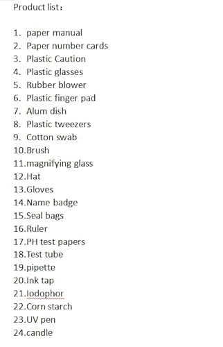 UNGLINGA Detektiv Spielzeug Set für Kinder, Detektiv-Experimente Fingerabdrücke Mitbringexperiment, Rollenspiel, Mitbringsel, Geburtstagsgeschenk , Spionagebrille Spionagemittel Spielzeug Spionage Kit