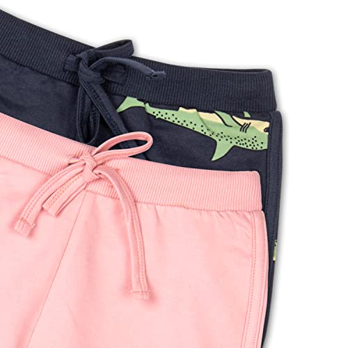 Image of Real Basics Premium Cotton Printed Shorts for Girls (Pack of 2)