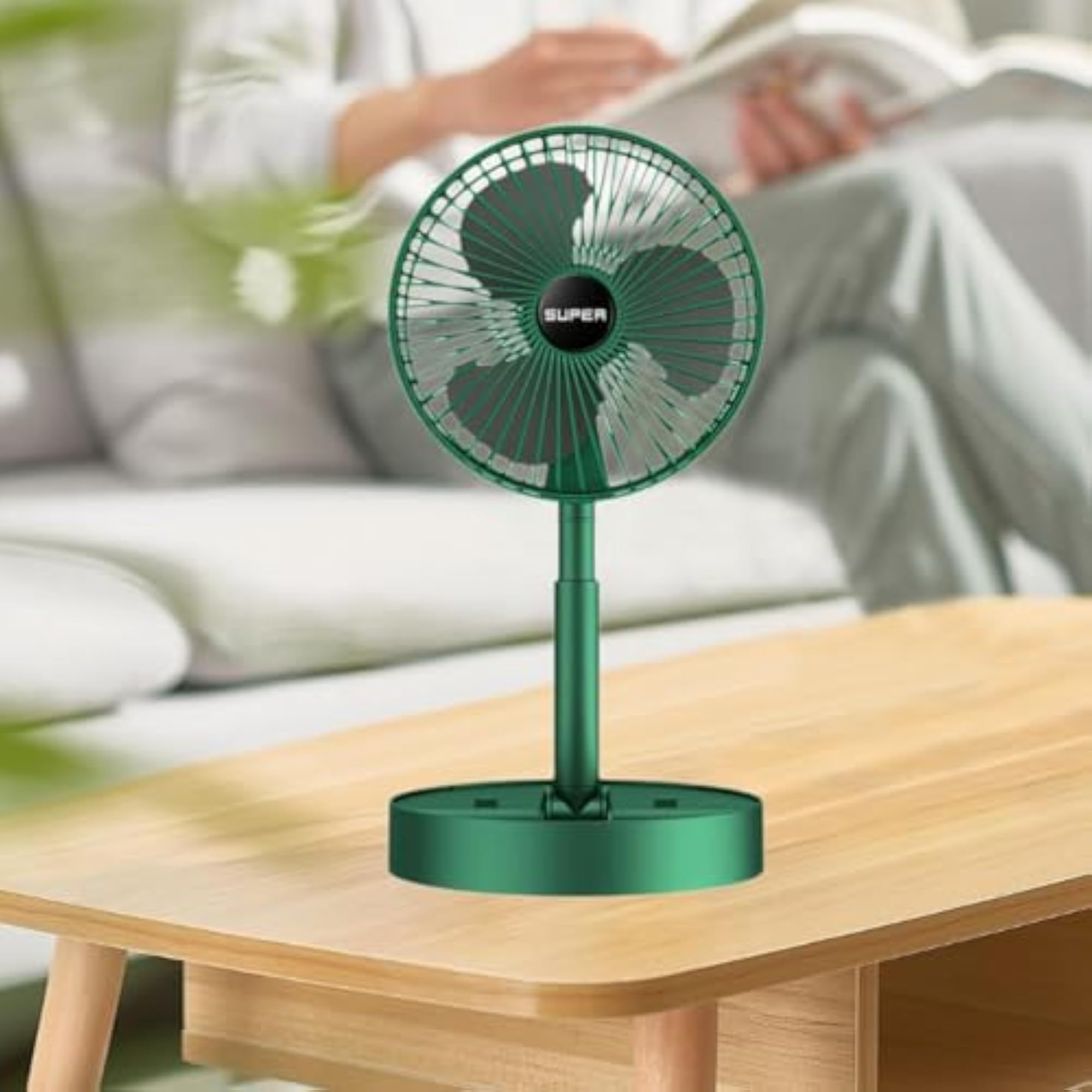 Foldable Desk Fan 3 Speeds Portable Fan