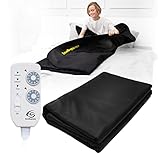 KÖRPERDETOX - Die Schönheitsmaschine ist absolut sicher für den Einsatz für die Detox-Therapie und effektive Körperwickel zu Hause! Es ist mit einem detaillierten Handbuch ausgestattet, das Ihnen hilft, die Schritte richtig durchzuführen. Heizung Saunadecke mit Infrarot-Heizfunktion wird von der Marke EcoSapiens hergestellt. Sie können sicher sein, dass die hochwertigen und langlebigen Materialien unserer Produkte sind.