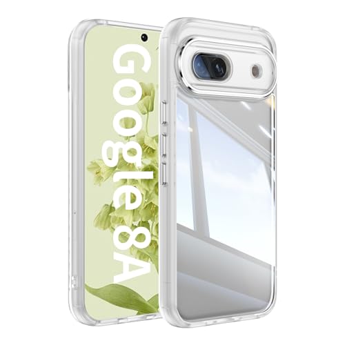 Image of Magnetic Case with Clear Back for Google Pixel 8a, Fit for MagSafe