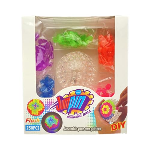 Jeu de boules à sauter créatif pour travaux manuels de Noël en famille