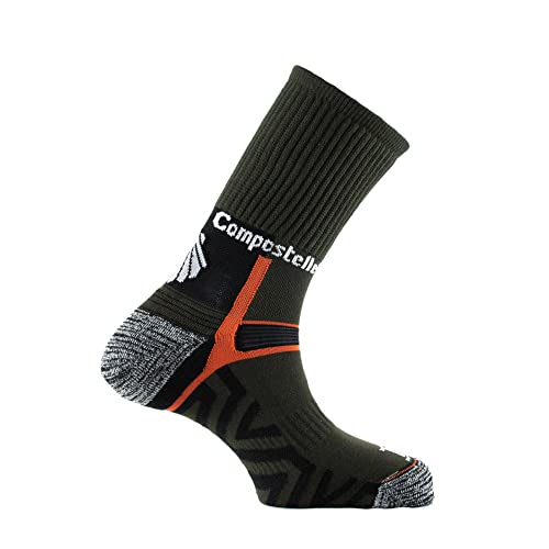 Thyo - Mi-chaussettes chemin de Compostelle MADE IN FRANCE - couleur - Anthracite - Pointure - 35-37