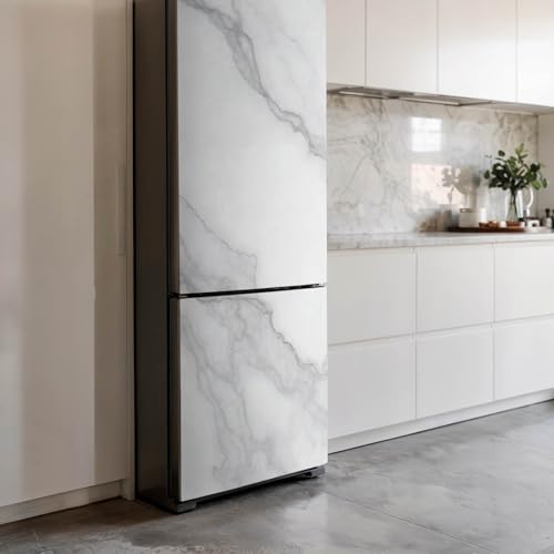 Pegatinas de Nevera de Mármol Antirrayones y Lámina Impermeable de Cocina 4