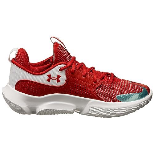 UA Flow Futr X 3 Blanco zapatillas baloncesto unisex ligeras 4