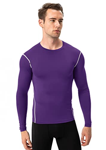 Compression Long Sleeve Shirts for Athletic Men