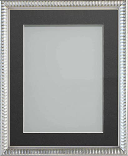 Frame Company Grantham Silver 30x20 Frame With Grey Mount For Image A2 *Choice of Sizes* Fitted with Perspex