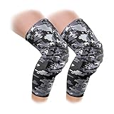 Bucwild Sports Knee Pads/Padded Compression Pro Knee Sleeves (1 Pair) Youth & Adult Sizes -...