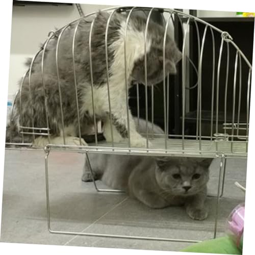 Didiseaon Lavar Gaiola De Gato Transportador Portátil Gaiola De Banho De Gatinho Gaiola Para Cuidar