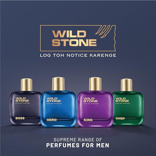 Image of Wild Stone Icon Perfume for Men, 100ml| Luxury Eau De Parfum | Long-Lasting Fragrance | Best Gift for Him l Premium Perfume for Men l Infused with Woody & Fruity Notes