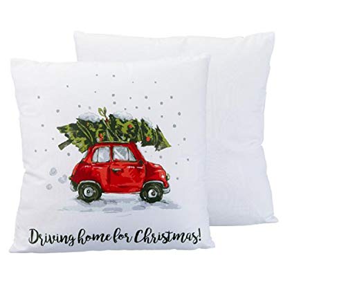 Bavaria Home Style Collection Cooles 40 cm | Coussin avec garnissage pour Adultes et Enfants | Coussin | Décoration Salon Maison Appartement | Idées Cadeaux Partenaires - Voiture avec Arbre Cover