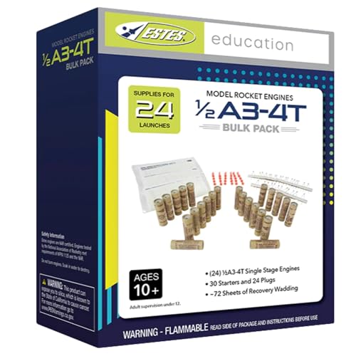 Estes EST1788 1788 1/2A3-4T Engine Educator Pack (24) Haz cover