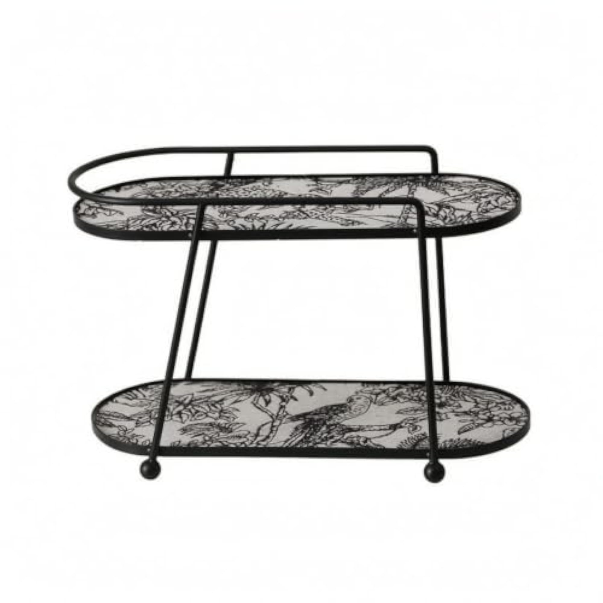 No-Installation 2-Tier Storage Rack, Free-Standing Cosmetic Organizer