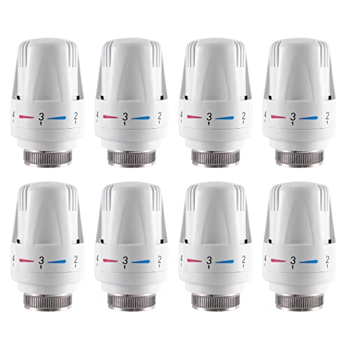 Rheross 8Pcs Valvola termostatica del radiatore del termostato di...