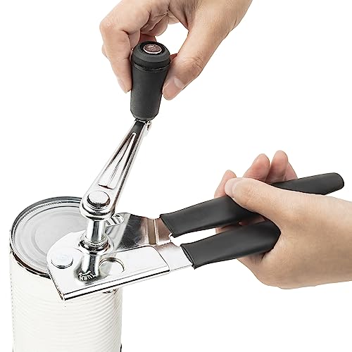 Lift&Pop Commercial Can Opener - Easy - Reliable And Modern Design, Can Opener Manual, Heavy Duty Can Opener, Bottle Opener, Large Handheld, Sharp Discs. #TOP4