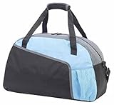  Shugon: Saloniki Sports Holdall Saloniki 1584, Größe:One Size;Farbe:Black/Light Blue/Dark Grey