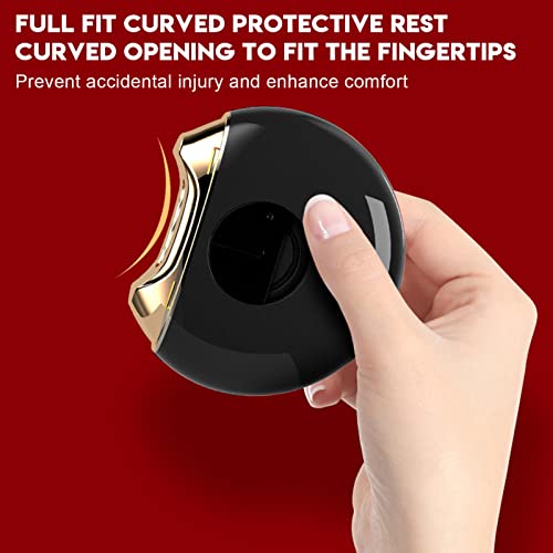 Electric Nail Clipper, Anti Splatter Rechargeable Automatic Nail Cutter Fingernail Cutter Nail Scissor With Charing Cord For Children Seniors Adults (Black) #TOP3