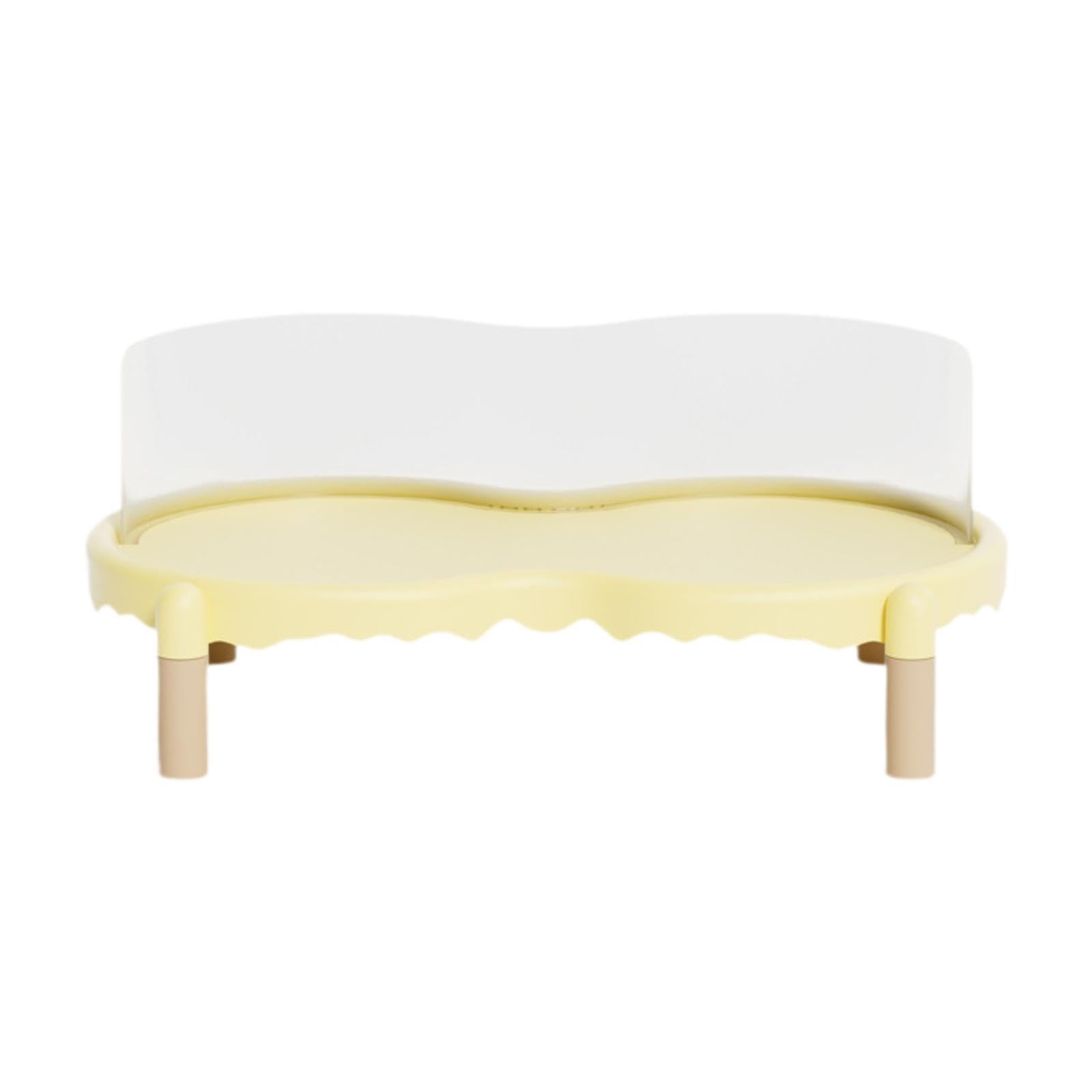 Baoblaze Pet Feeding Bowl Stand Elevated Cat for Cats and Dogs, Yellow