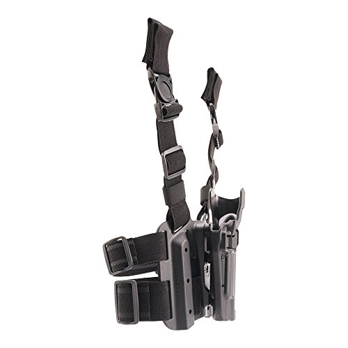 BLACKHAWK Serpa Level 2 Tactical Black Holster, Size 04, Right Hand, (Beretta 92/96/M9 Std or A1 w/rails (NOT Brig/Elite) - Thumbnail 5