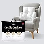 Original Sleep Company Orthopaedic Lumbar Support Cushion – Back Support Pillow for Chair, Bed & Desk, Fleece Posture Cushion for Lower Back Pain Relief, Office Chair, Sofa & Armchair