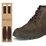 Design & Fit: Die BENMAX SPORTS Schnürsenkel runde 2 Paar sind ideal für fast alle Stiefel, Sportschuhe, Arbeitsschuhe, Outdoorschuhe, Herrenschuhe und Damenschuhe geeignet.