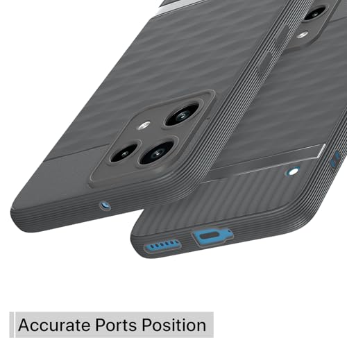 Image of Outlouders Back Cover for Nothing Phone 3a Lite 5G | Full Camera Protection | TPU Soft Flexible Shockproof Bumper Case (Grey)