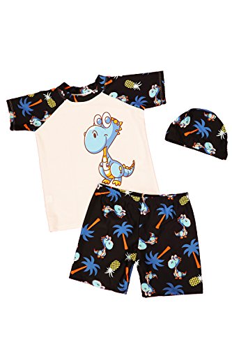 JT-Amigo Bañador de Tres Piezas para niño, Color A, 3-4 años