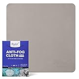 20x20cm Extra Large Anti-Fog Microfiber Lens Cloth - Scratch-Free Cleaning for Eyeglasses, Sunglasses, Phone Screens & Camera Lenses