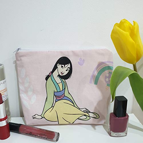 Make Up Bag/Brush Bag/Travel Bag - Mulan | Perfect Gift | Handmade by Sew This, Sew That | Ideal for make up, travel accessories, toiletries bag