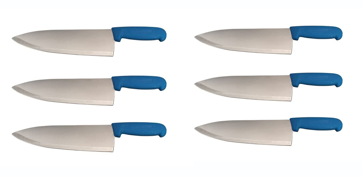 10" Chef Knife Choose Your Color - Razor Sharp Commercial Kitchen Cutlery - Cook's Knives (3 Pack - Blue) — Amazon image 6