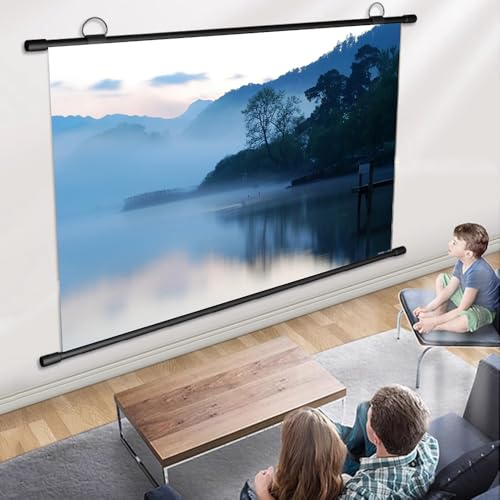 Pantalla de proyector manual de 72 pulgadas 16:9
