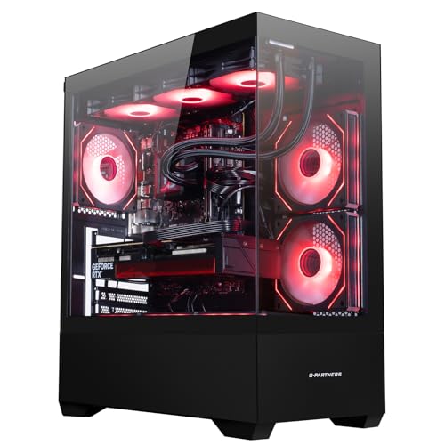 IPASON Gaming PC AMD Ryzen7 9700X Geforce RTX5070 12G.1TB NVME SSD.32GB DDR5.650W Gold PSU,360MM AIO Liquid Cooler.MSI B650M.Windows 11. WiFi, Prebuilt Gaming Pc New Computer