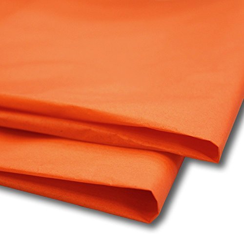 25 X Orange Tissue Paper / Kite Paper / Wrapping Paper Sheets (20" x 30") Amazon.in Home