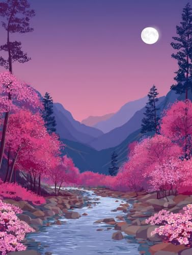 Regalo mujer pintura acrilica de pintar por numeros adultos, cuadros decoracion salon grandes