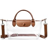 BOSTANTEN Clear Bag for Stadium Approved Small Crossbody Purse Handbags for...