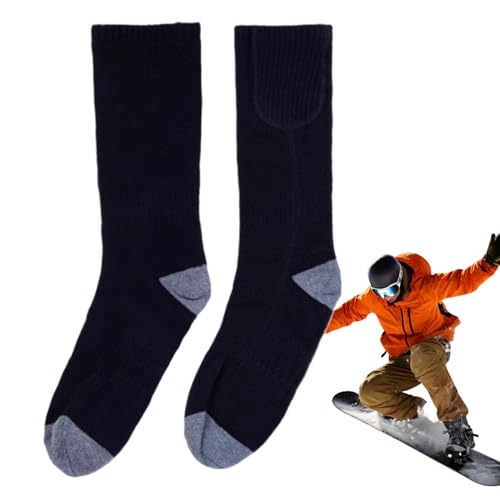 jamgeery Calcetines Térmicos Eléctricos para Mujer | 3 Niveles De Calor Calcetines Calefactados USB para Hombre 2200mAh | Equipo Calefactor Pies Abrigado para Senderismo Ciclismo - Esquí Ciclismo