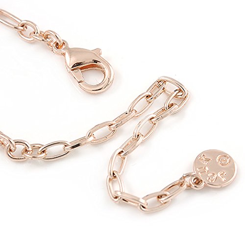 Avalaya Set di collana e orecchini a perno in oro