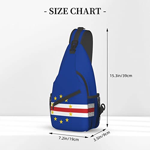 Mochila bandolera unisex con bandera de Cabo Verde miniatura 4