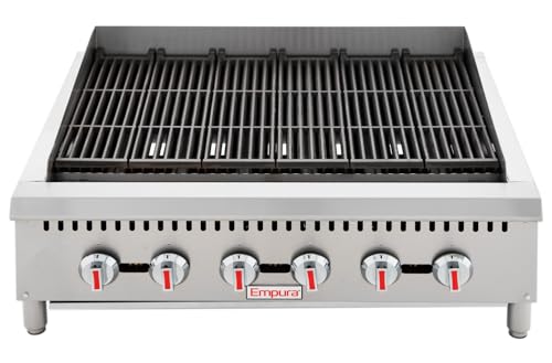 Empura ECB-36 Inch Countertop Gas Radiant Charbroiler cover