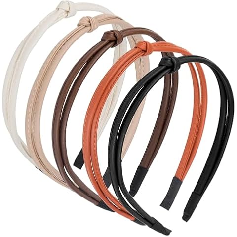 Gjinxi Women’s Thin Leather Headbands Set Cover