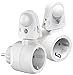 Produktbild revolt Bewegungsmelder Stecker: 2er Pack Steckdose mit PIR-Bewegungs- und Licht-Sensor (Bewegungsmelder Zwischenstecker, Steckdose mit Bewegungsmelder, Dämmerungsschalter)