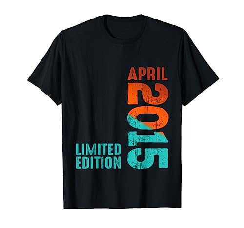 Aprile 2015 Anno 2015 Retro 2015 Vintage 2015 Dal 2015 Maglietta