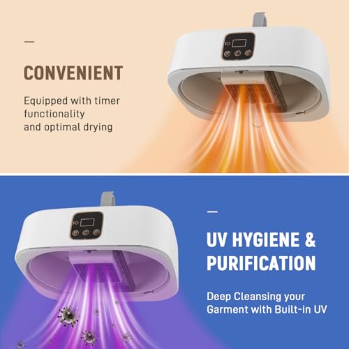 Portable Dryer With 480 Minute Timer Function 20 Minute Quick Drying Mini Dryer - a Compact Suitable for RVs, Apartments, Travel, Student Dormitories, equipped With a Drying Bag Remote Control - Image 3