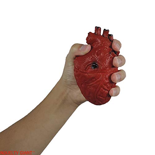 Novelty Giant Www.noveltygiant.com Life Size Foam Heart Gory Halloween Prop #TOP5