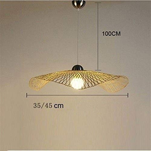 Chandelle de bambou tropicale, création rustique d'exception pour intérieur - 6