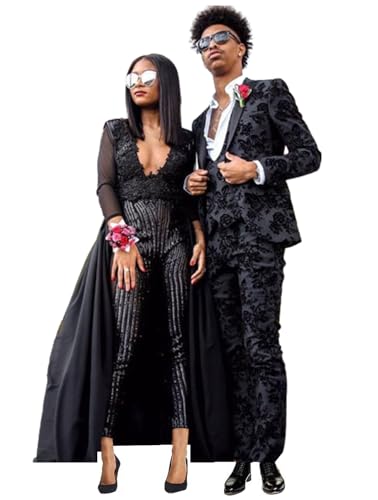 Costume 3 pièces en velours jacquard homme pour mariage et cérémonie